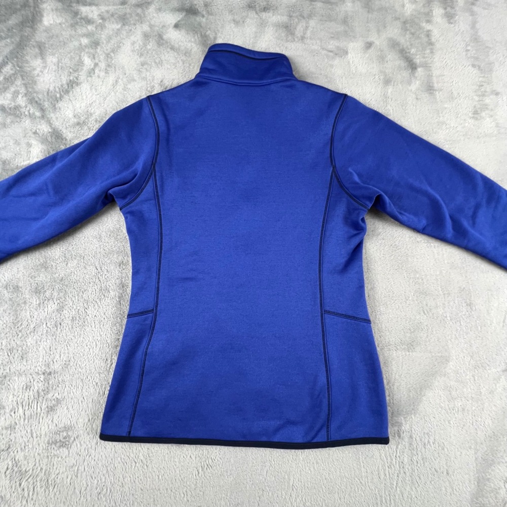 Patagonia Tech Fleece Jacket Full Zip Harvest Moon Blue Womens XS Ski Hike Gorp - Picture 7 of 12